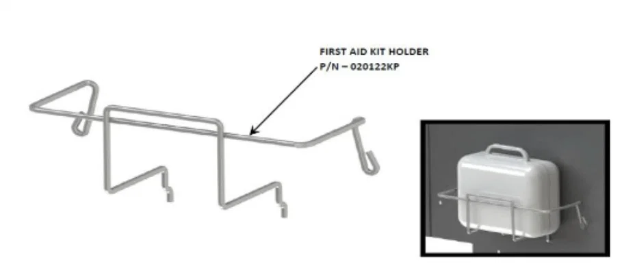 020122KP – MASTERACK Van Storage System First Aid Kit Tray, Mount On Vertical Surfaces In The Cargo Area 9 Inch Width...